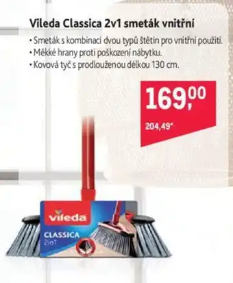 Vileda Classica 2v1 smeták vnitřní