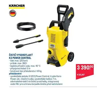 ČISTIČ VYSOKOTLAKÝ K3 POWER CONTROL