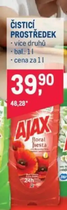 Makro AJAX ČISTICÍ PROSTŘEDEK 1 L nabídka