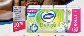 Makro ZEWA TOALETNÍ PAPÍR 3VRSTVÝ 19.3 m nabídka