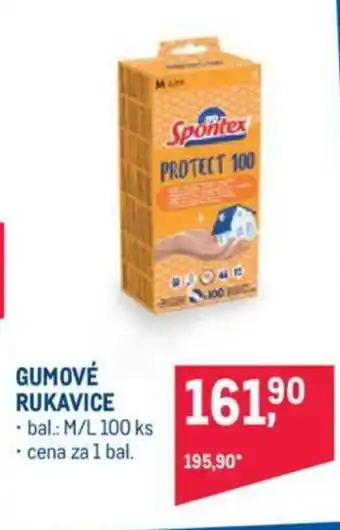 Makro GUMOVÉ RUKAVICE nabídka