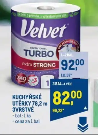 Makro KUCHYŇSKÉ UTĚRKY 78,2 m 3VRSTVÉ nabídka