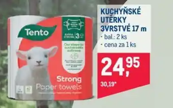TENTO KUCHYŇSKÉ UTĚRKY 3VRSTVÉ 17 m
