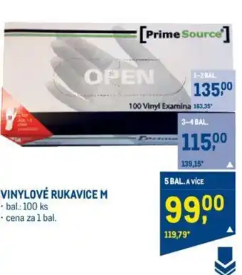 Makro VINYLOVÉ RUKAVICE M nabídka