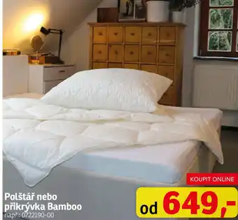 Asko Polštář nebo přikrývka Bamboo nabídka
