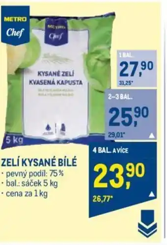 Makro ZELÍ KYSANÉ BÍLÉ nabídka
