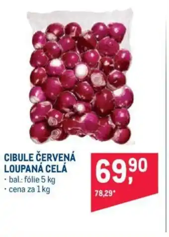 Makro CIBULE ČERVENÁ LOUPANA CELA nabídka