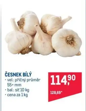 Makro ČESNEK BÍLÝ nabídka