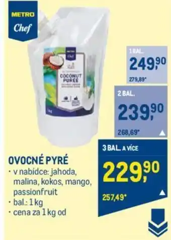 Makro OVOCNÉ PYRÉ nabídka