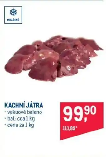 Makro KACHNÍ JÁTRA nabídka