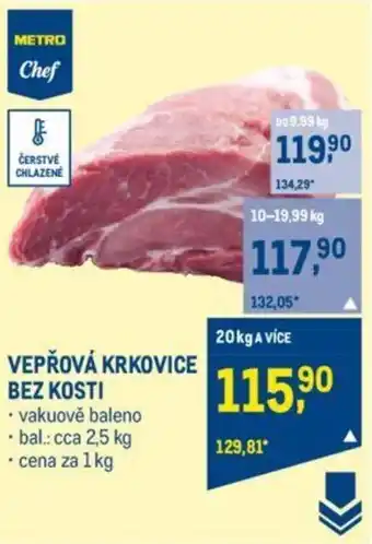 Makro VEPŘOVÁ KRKOVICE BEZ KOSTI nabídka