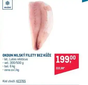 Makro OKOUN NILSKÝ FILETY BEZ KŮŽE nabídka