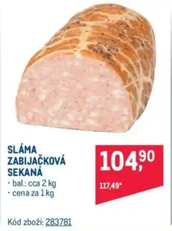 Makro SLÁMA ZABIJAČKOVÁ SEKANÁ nabídka