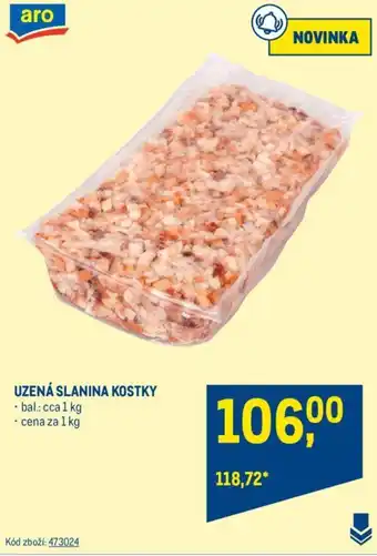 Makro UZENÁ SLANINA KOSTKY nabídka