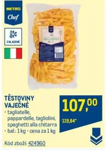Makro TĚSTOVINY VAJEČNÉ nabídka