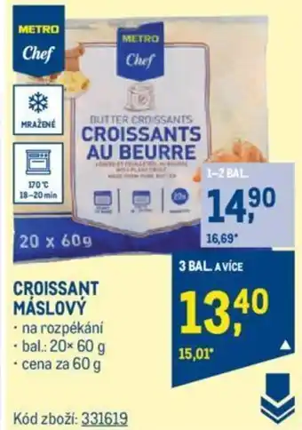 Makro CROISSANT MÁSLOVÝ nabídka