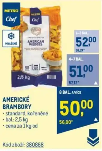 Makro AMERICKÉ BRAMBORY nabídka