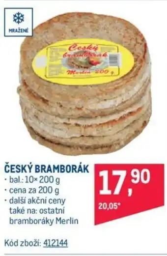 Makro ČESKÝ BRAMBORÁK nabídka