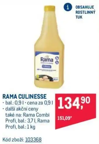 Makro RAMA CULINESSE nabídka