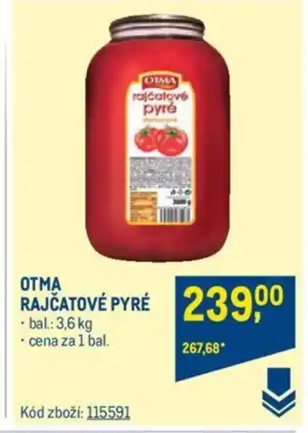 Makro OTMA RAJČATOVÉ PYRÉ nabídka