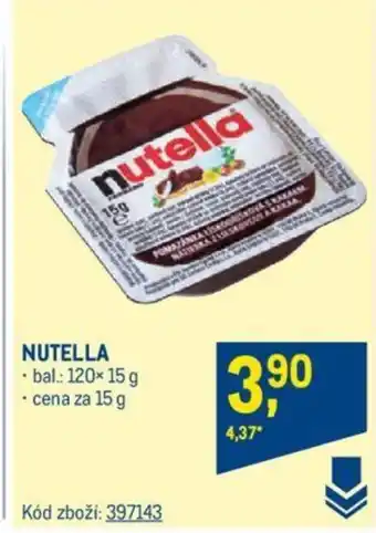 Makro NUTELLA nabídka