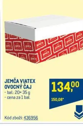 Makro JEMČA VIATEX OVOCNÝ ČAJ nabídka