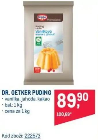 Makro DR. OETKER PUDING nabídka