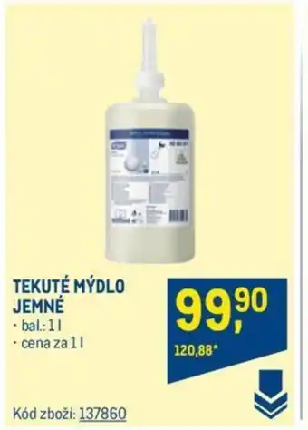 Makro TEKUTÉ MYDLO JEMNÉ nabídka