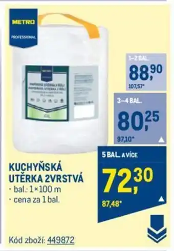 Makro KUCHYŇSKÁ UTĚRKA 2VRSTVÁ nabídka