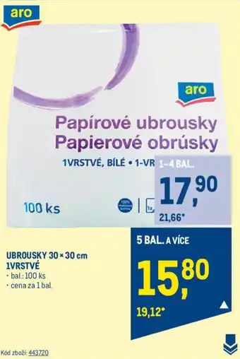 Makro UBROUSKY 30 x 30 cm 1VRSTVÉ nabídka