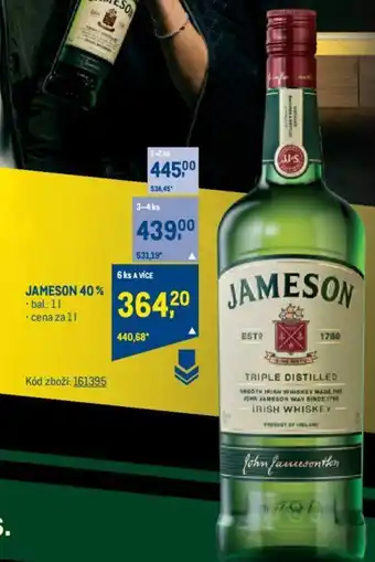 Makro JAMESON 40% nabídka