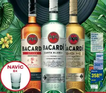 Makro BACARDI CARTA BLANCA 37.5% nabídka