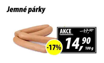 ZEMAN Jemné párky nabídka