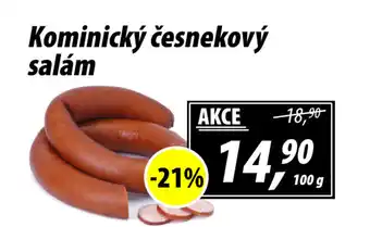 ZEMAN Kominický česnekový salám nabídka
