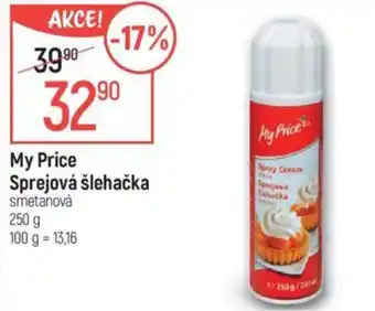 Globus My Price Sprejová šlehačka nabídka
