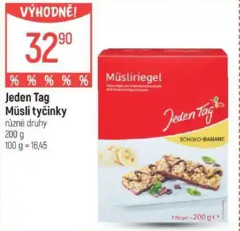 Globus Jeden Tag Müsli tyčinky nabídka