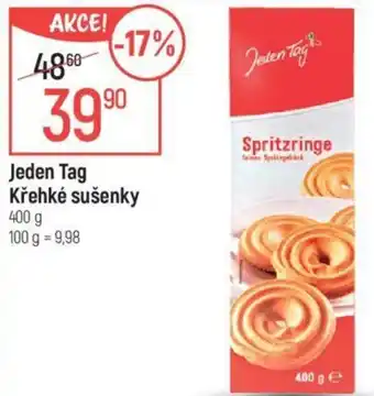 Globus Jeden Tag Křehké sušenky nabídka