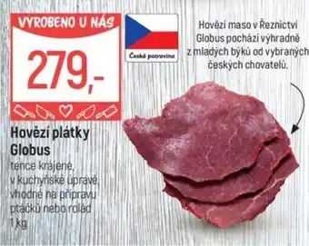 Globus Hovězí plátky Globus nabídka