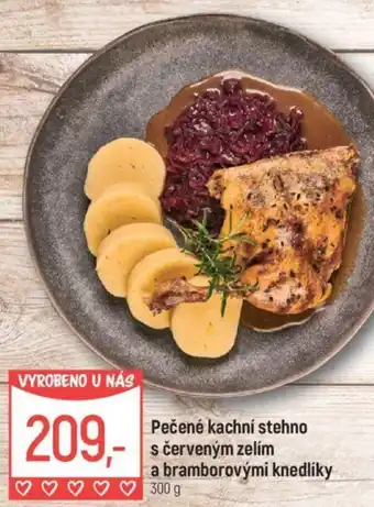 Globus Pečené kachní stehno s červeným zelím a bramborovými knedlíky 300 g nabídka