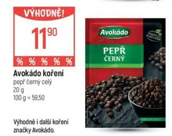 Avokádo koření