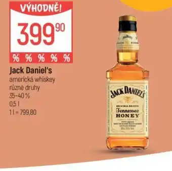 Globus Jack Daniel's nabídka