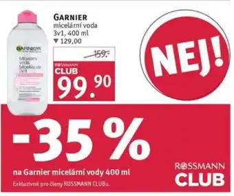 Rossmann GARNIER micelární voda nabídka