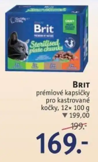 BRIT prémiové kapsičky pro kastrované kočky