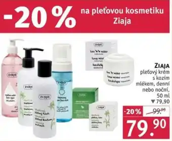 Rossmann ZIAJA pleťový krém nabídka