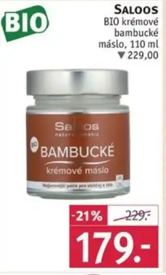 Rossmann SALOOS BIO krémové bambucké máslo, 110 ml nabídka