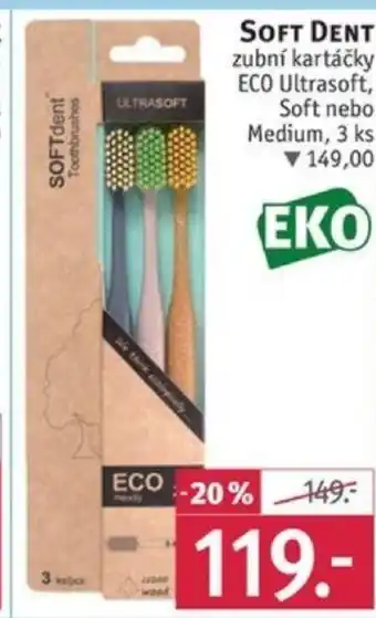 Rossmann SOFT DENT zubní kartáčky nabídka