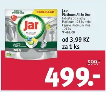 Rossmann JAR Platinum All in One tablety do myčky nabídka