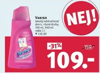 Rossmann VANISH tekutý odstraňovač skvrn nabídka