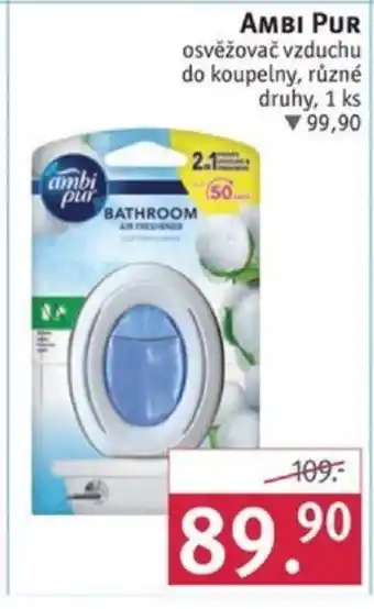 Rossmann AMBI PUR osvěžovač vzduchu do koupelny nabídka