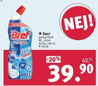 Rossmann BREF gelový čistič WC nabídka